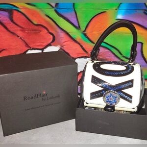 RoadFlair by Littlearth Swarovski Crystal License Plate Handbag